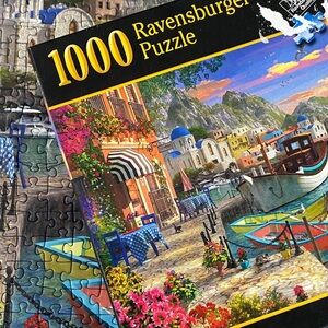 Ravensburger 1000 piece puzzle “Grandiose Greece” 2018 sky water Complete
